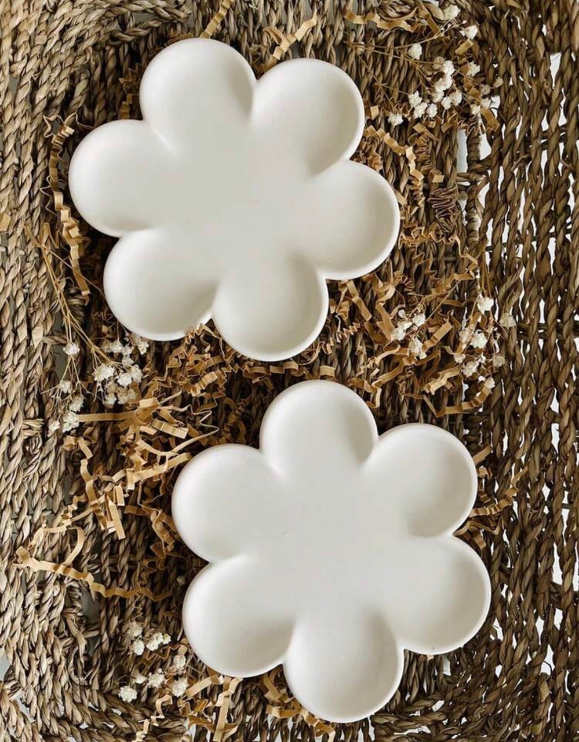 Candle styled with bubbled glassware